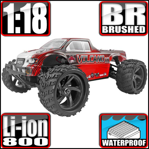 Volcano-18 V2 1/18 Scale Electric Monster Truck