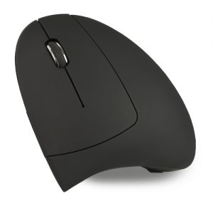 iMicro MO-WVEO01 6-Button 2.4GHz Wireless Vertical Ergonomic Optical Scroll Mouse w/USB Unifying Nano Receiver (Black)