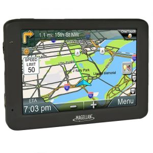 Magellan RoadMate 5.0″ Touchscreen Portable GPS System w/North American Maps & Free Lifetime Map Updates