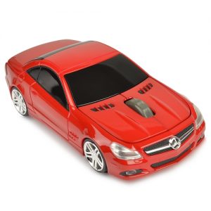 3-Button Road Mice Mercedes SL550 2.4GHz Wireless Optical Scroll Mouse w/Nano USB Receiver (Red)